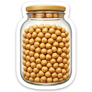 jar of chickpeas sticker
