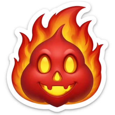 hell background sticker