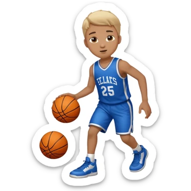 zesty boy basketball sticker