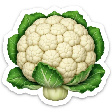 Cauliflower emoji sticker