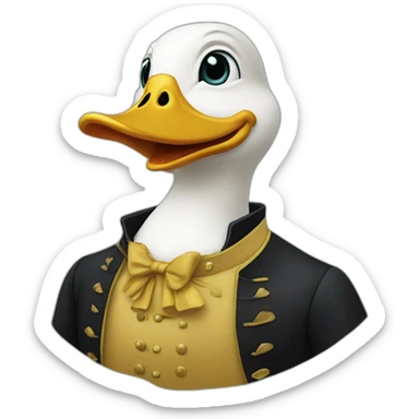 donald fauntleroy duck sticker