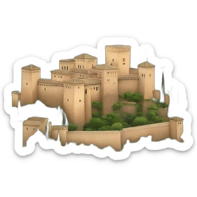 Alhambra de Granada Torre de la vela sticker