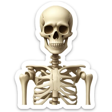 Skeleton sticker
