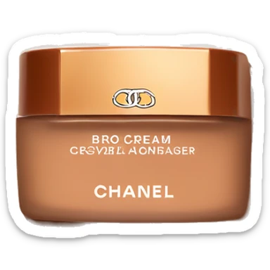 a Chanel cream bronzer sticker