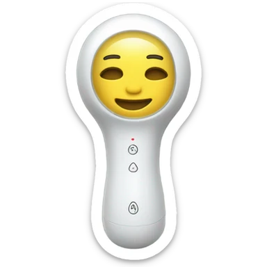 Face massager sticker