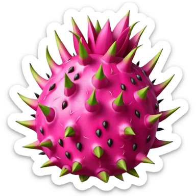 Dragon fruit sticker