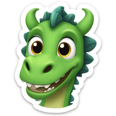 Darcy the dragon sticker