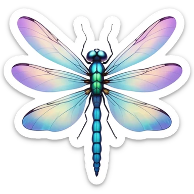 psychic dragonfly sticker