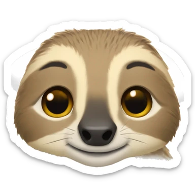 meerkat iOS style entire body try to copy the otter sticker