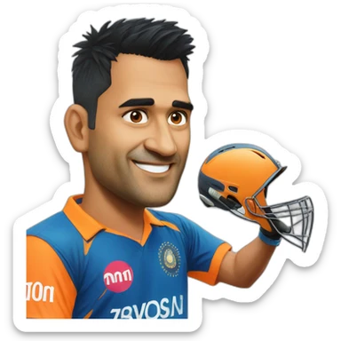 MS Dhoni sticker