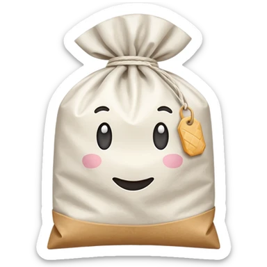 flour bag sticker