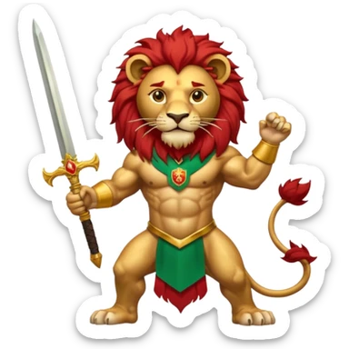 Lion and sun iran flag sticker