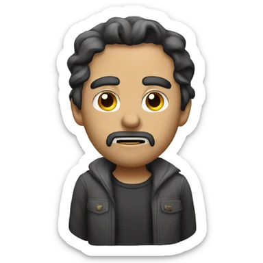 Miedo y sorprendido  sticker