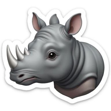 Rhinoceros sticker