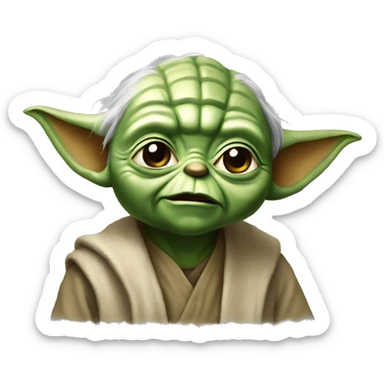 Yoda sticker