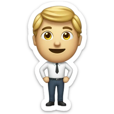 a product manager saving money sticker