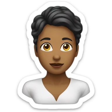 Femme qui embrasse un homme sticker