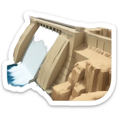 aswan dam sticker