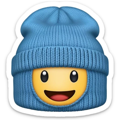a beanie sticker