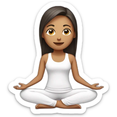 Yoga sticker