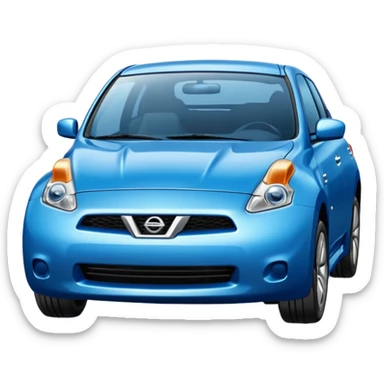 Nissan blue sticker