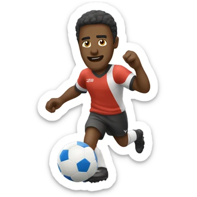 Faça uma garota jogando bola sticker