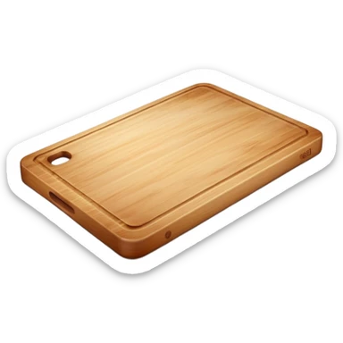 wooden chopping board sticker