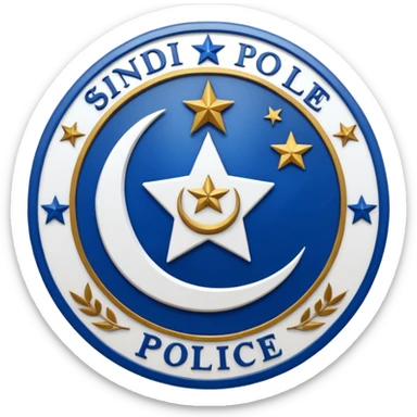 Sindh police original logo sticker