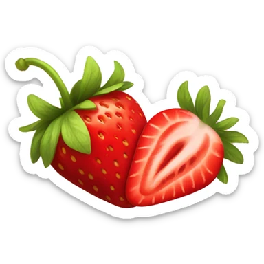 strawberry sticker