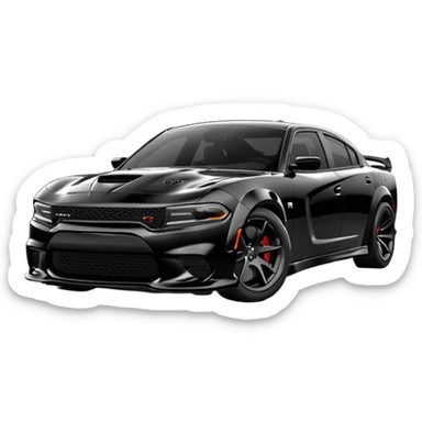 dodge charger hellcat widebody sticker