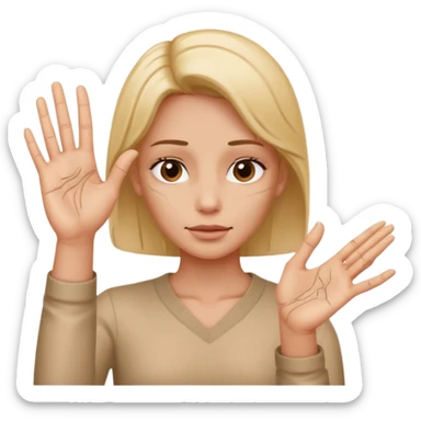A normal human emoji with nails💅 this emoji but without the nail polish sticker