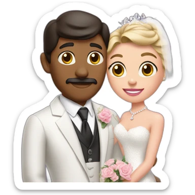 Louie smith and the pink panther get married sticker