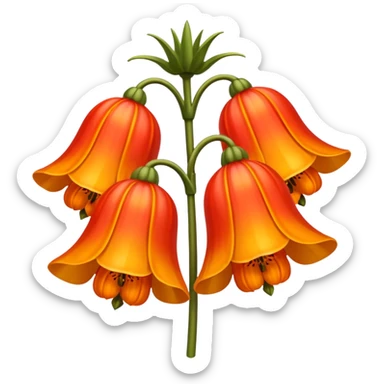 	crown imperial  sticker