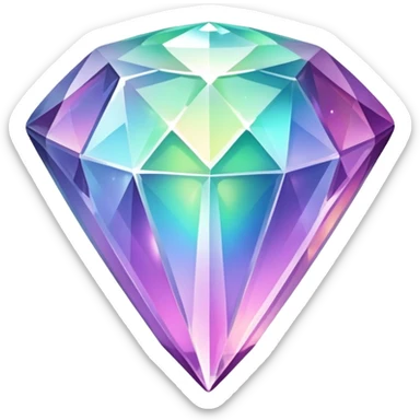 sparkly jewel gem sticker