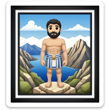 greek olympo sticker