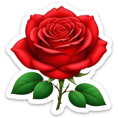Rose sticker