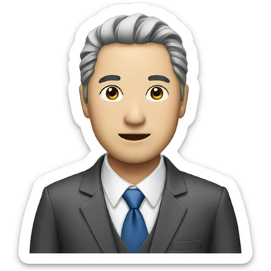 a japanese businessman sticker