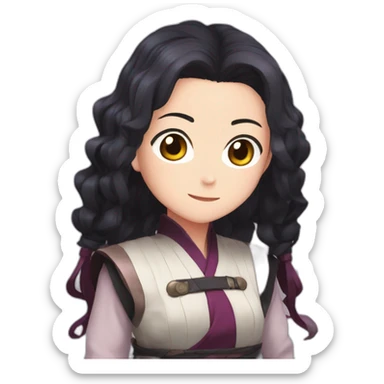 Nezuko demon slayer sticker