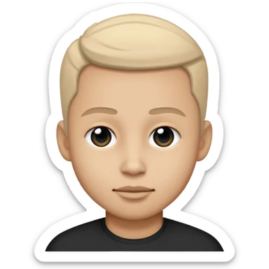 gigachad, black and white sticker