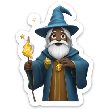 Wizard with a glizzy  sticker