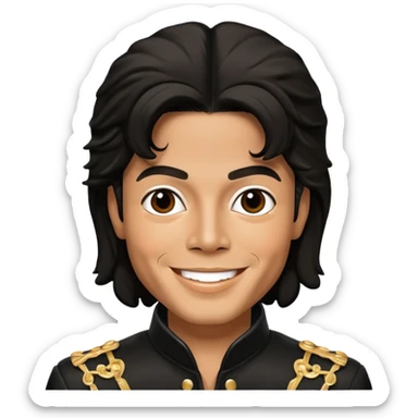 Michael jackson sticker