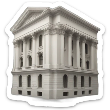 EDIFICIO DEL BANCO DE LA MONEDA sticker