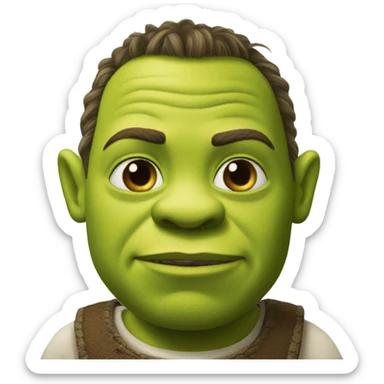 Empjie like shrek sticker