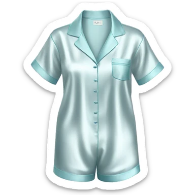 Silk pyjamas set sticker