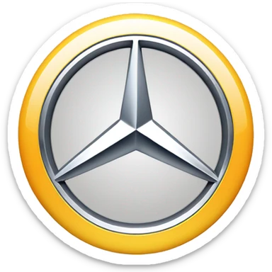 Mercedes benz logo sticker
