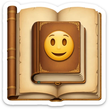 old history book emoji sticker