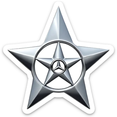 Mercedes logo emoji sticker