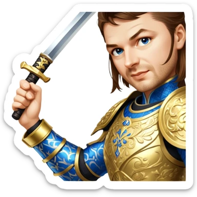 Golden Samurai sticker