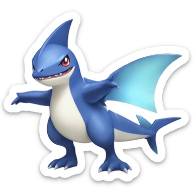 Latios-Sharpedo-Gabite Full Body sticker