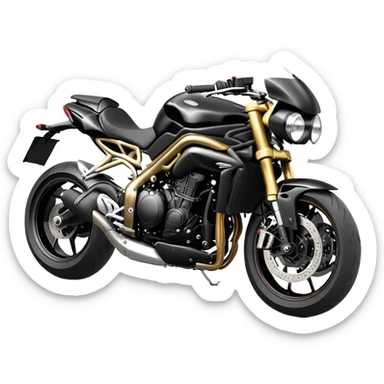moto triumph triple speed año 2016 sticker